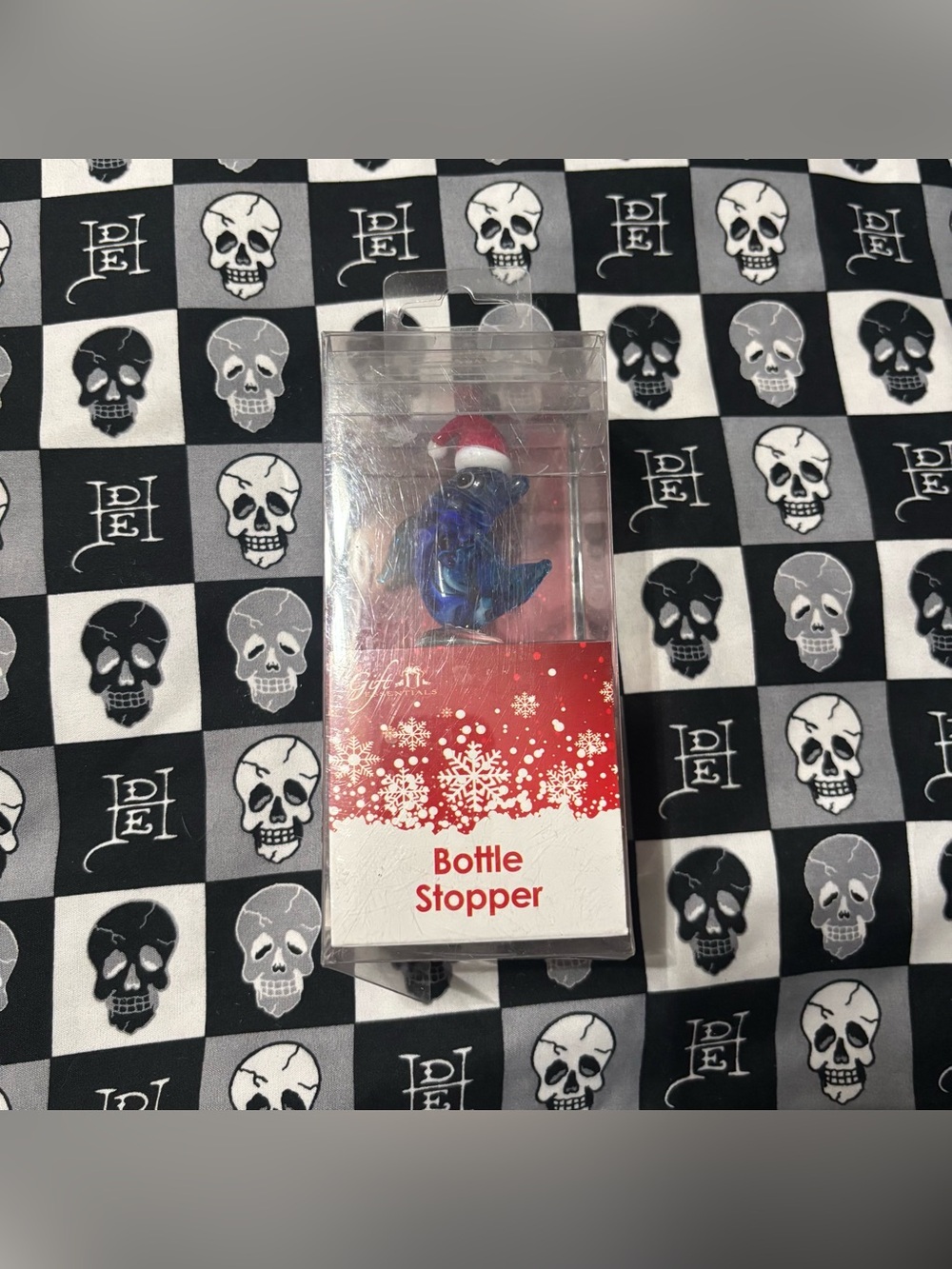 🎃5 for $25🎃 Dolphin with Santa Hat Bottle Stopper Christmas Gift